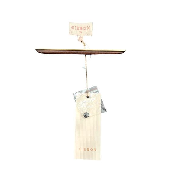 Ciebon Gayley Metallic Rainbow Stripe Maxi Dress NWT Size XS - Picture 5 of 7